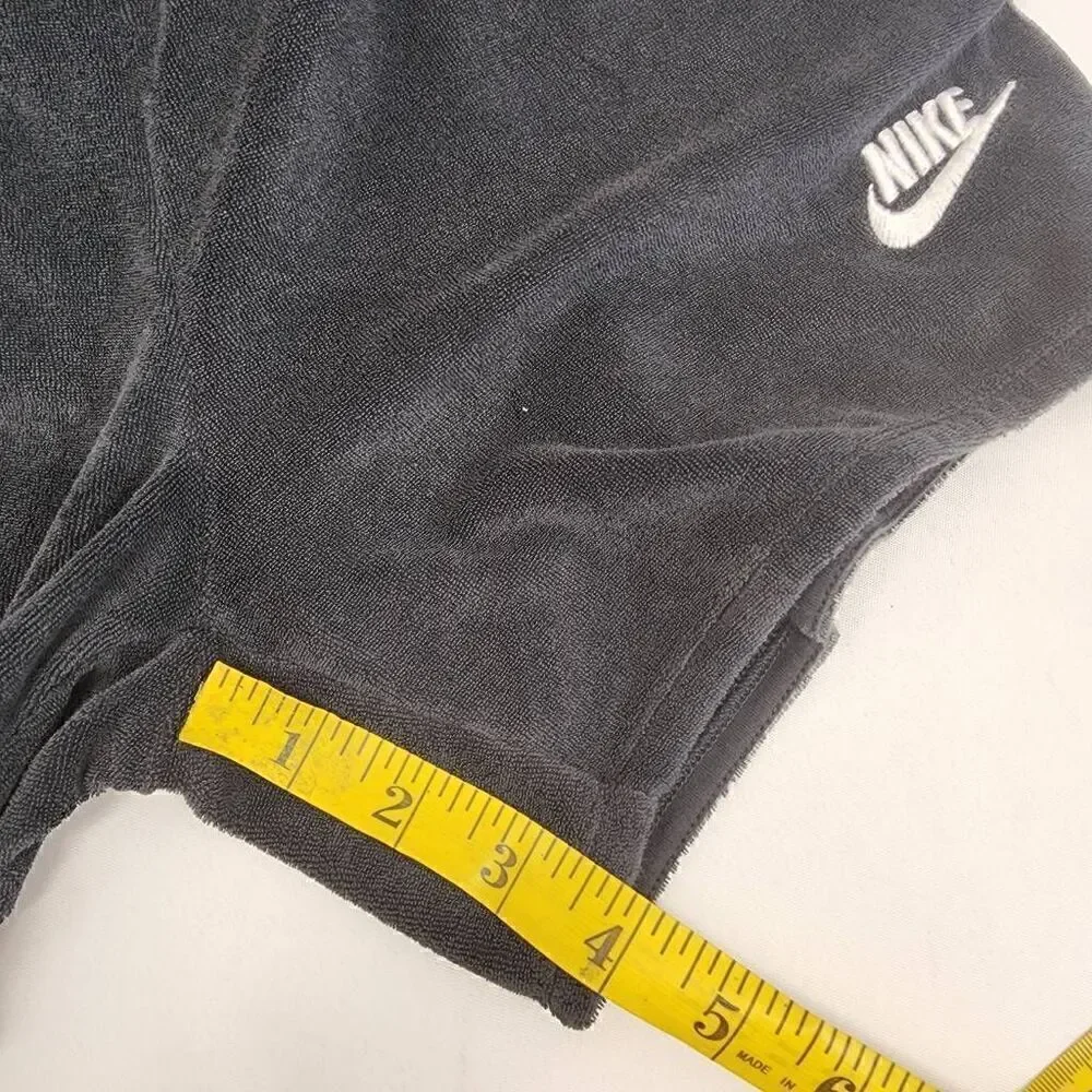 Nike Size Large Terry Cloth Jumper Shorts Black Youth